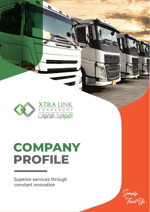 Xtra Link Transport company profile design